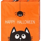 Servietten "HAPPY HALLOWEEN" (33x33 cm) von BOLTZE für 1,95 € bei dm-drogerie markt im Angebot Servietten "HAPPY HALLOWEEN" (33x33 cm) von BOLTZE im aktuellen dm-drogerie markt Prospekt