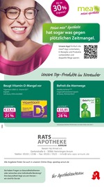 mea - meine apotheke Apotheken Prospekt der aktuellen Woche mit 4 Seiten, gültig von 01.10.2026 bis 31.10.2026, in Hemmingen und Umgebung Aktueller mea - meine apotheke Apotheken Prospekt in Hemmingen und Umgebung, "Unsere Oktober-Angebote" mit 4 Seiten, 01.10.2026 - 31.10.2026