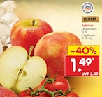 Äpfel rot Angebote von HEIMAT bei Netto Marken-Discount Mühlhausen für 1,49 €