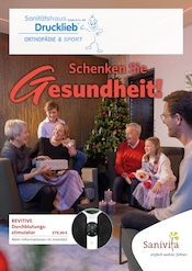 Aktueller Sanitätshaus Drucklieb GmbH & Co. KG Sanitätshaus Prospekt in Ahrensburg und Umgebung, "Schenken Sie Gesundheit!" mit 6 Seiten, 13.11.2024 - 31.01.2025