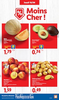 Promotion Pomme De Terre dans le prospectus Lidl, valable du 19/06/2025 au 25/06/2025 Promo Pomme De Terre dans le catalogue Lidl du moment à la page 5