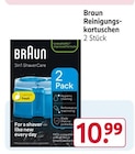 Reinigungskartuschen von Braun im aktuellen Rossmann Prospekt für 10,99 €