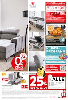 Currywurst im XXXLutz Möbelhäuser Prospekt "NEUERÖFFNUNG" mit 24 Seiten (Berlin)