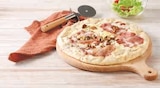 Pizza coppa gorgonzola ou raclette lardons oignons ou poulet aux épices ou tartiflette en promo chez Super U Quimper à 5,90 €