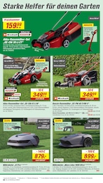 Akku Rasenmäher Angebot im aktuellen toom Baumarkt Prospekt auf Seite 12