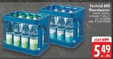 Aktuelles Forstetal 600 Mineralwasser Angebot bei E center in Wuppertal ab 5,49 €