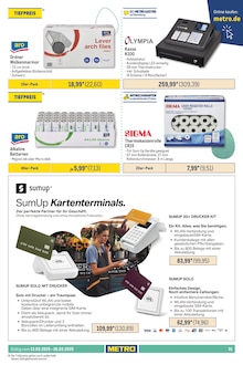 Batterie im Metro Prospekt "Gastro Journal" mit 33 Seiten (Aachen)