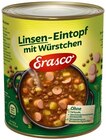 Linsen-Eintopf mit Würstchen im Angebot bei REWE in Hildesheim Linsen-Eintopf mit Würstchen Angebote von Erasco bei REWE Hildesheim für 1,99 €