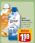 Aktuelle Lenor Angebote bei REWE in Nürnberg Aktuelles Weichspüler Angebot bei REWE in Nürnberg ab 1,99 €