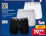 Herren Retroshorts, 3er Pack Angebote von CR7 bei Netto Marken-Discount Coburg für 19,99 €