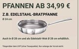 Edelstahl-Bratpfanne bei GLOBUS im Castrop-Rauxel Prospekt für 34,99 €