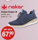 Damen Slipper von rieker im aktuellen V-Markt Prospekt für 67,99 €