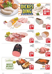 Weißwurst im EDEKA Prospekt in Amberg Aktueller EDEKA Prospekt mit Weißwurst, "Wir lieben Lebensmittel!", Seite 18