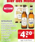 BITBURGER im Angebot bei Getränke Quelle Weydringer in Paderborn BITBURGER Angebote bei Getränke Quelle Weydringer Paderborn für 4,20 €