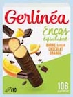 Barre x 10 chocolat orange Gerlinéa - GERLINÉA dans le catalogue Intermarché