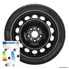 Winterkomplettrad, Semperit Speed-Grip 5, 195/60 R16 89H, Rallyeschwarz, links bei Volkswagen im Prospekt "" für 203,50 €