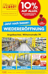 Netto Marken-Discount Prospekt für Angelbachtal: "Wiedereröffnung - 10% auf ALLES", 4 Seiten, 15.09.2026 - 19.09.2026
