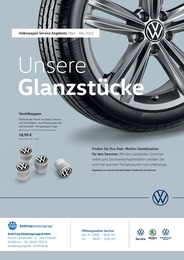 Volkswagen Prospekt für Wahlstorf b Preetz, Holst mit 1 Seite Volkswagen Prospekt für Wahlstorf b Preetz, Holst: Unsere Glanzstücke, 1 Seite, 01.03.2022 - 31.05.2022