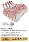 Porki Dry aged Schweine-Carrée (Frenched Rack) von True Wilderness im aktuellen Metro Prospekt für 13,90 €