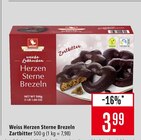 Herzen Sterne Brezeln Zartbitter Angebote von Weiss bei Marktkauf Rodgau für 3,99 €
