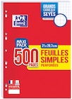 Intermarché Maisons-Alfort - Promo 500 feuilles simples a4 perforées Promo 500 feuilles simples a4 perforées à 2,65 € dans le catalogue Intermarché à Maisons-Alfort