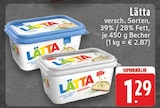 Lätte bei EDEKA im Emmerich Prospekt für 1,29 €