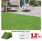 Gazon artificiel 1 x 3 m dans le catalogue Super U