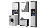 Badmöbel-Set SCHLOONSEE 4 teilig bestehend aus: Hochschrank WBU Spiegelschrank Waschmaschinenumbauschrank Schloonsee Angebote bei Höffner Duisburg für 509,00 €