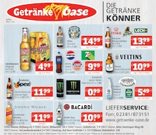 Getränke Oase Prospekt: "Aktuelle Angebote", 1 Seite, 29.06.2026 - 04.07.2026