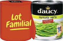 Conserve de champignons - D’aucy dans le catalogue Casino Supermarchés Haricots verts extra fins & rangés - D’aucy à 2,66 € en promo chez Casino Supermarchés