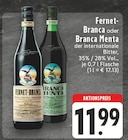 Fernet-Branca oder Branca Menta Angebote von Branca bei E center Langenfeld für 11,99 €