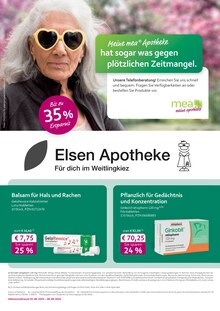 Aktueller mea - meine apotheke Prospekt "Unsere September-Angebote" Seite 1 von 4 Seiten für Berlin