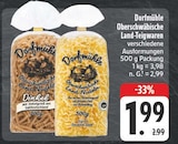 EDEKA Niederwerrn - Oberschwäbische Land-Nudeln Dinkel Angebot im Prospekt Oberschwäbische Land-Nudeln Dinkel bei EDEKA im Niederwerrn Prospekt für 1,99 €