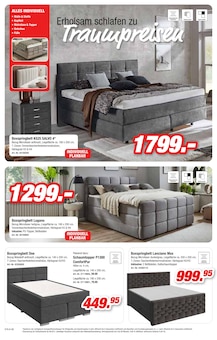 Bett im aktuellen Möbel AS Prospekt (Heidelberg) Bett im Möbel AS Prospekt "Mehr Zuhause zum Wohlfühlpreis" mit 12 Seiten (Heidelberg)