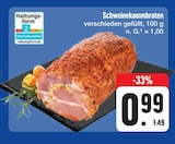 Schweinekammbraten Angebote bei E center Würzburg für 0,99 €