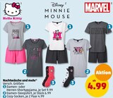 Nachtwäsche und mehr Angebote von Marvel, Disney, Minnie Mouse bei Penny-Markt Albstadt für 9,99 €
