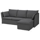 Aktuelles 3er-Sofa mit Récamiere Hallarp grau Hallarp grau Angebot bei IKEA in Düsseldorf ab 599,00 €