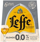 Leffe Blonde 0% - Leffe en promo chez Lidl Le Blanc-Mesnil à 3,35 €