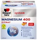 Doppelherz® system Magnesium 400 Citrat für 15,95 € bei Apotheke am Strausberger Platz im Angebot Doppelherz® system Magnesium 400 Citrat im aktuellen Apotheke am Strausberger Platz Prospekt
