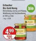 Bio Gold Honig von Erbacher im aktuellen V-Markt Prospekt für 4,99 €