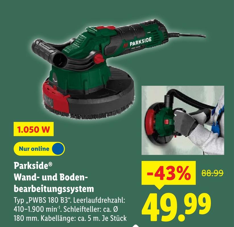 Wand- und Bodenbearbeitungssystem