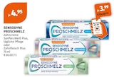 Zahncreme Sanftes Weiß Plus von Sensodyne Proschmelz im aktuellen Müller Prospekt für 3,99 €