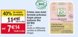 Crème rose éclat fermeté précieux Argan peaux matures Bio - SO'BIO en promo chez Cora Crème rose éclat fermeté précieux Argan peaux matures Bio - SO'BIO dans le catalogue Cora