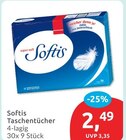 Aktuelles Softis Taschentücher Angebot bei budni in Berlin ab 2,49 €