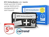 KFZ-Verbandkasten im Angebot bei GLOBUS in Hanau KFZ-Verbandkasten Angebote von cartrend bei GLOBUS Hanau für 5,99 €
