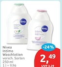 Intimo Waschlotion Mild Fresh im Angebot bei budni in Stade Intimo Waschlotion Mild Fresh Angebote von Nivea bei budni Stade für 2,49 €