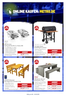 Holzkohlegrill im METRO Prospekt "Wochenangebote + Markets" mit 27 Seiten (Karlsruhe)