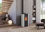 Poêle à pellet "etic" 6 kw en promo chez Brico Dépôt Poêle à pellet "etic" 6 kw dans le catalogue Brico Dépôt