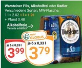 Pils im Angebot bei GLOBUS in Erftstadt Pils Angebote von Warsteiner bei GLOBUS Erftstadt für 3,79 €