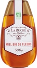 Promo MIEL DE FLEURS BIO LA RUCHE AUX DELICES à 3,44 € dans le catalogue Super U à Russ